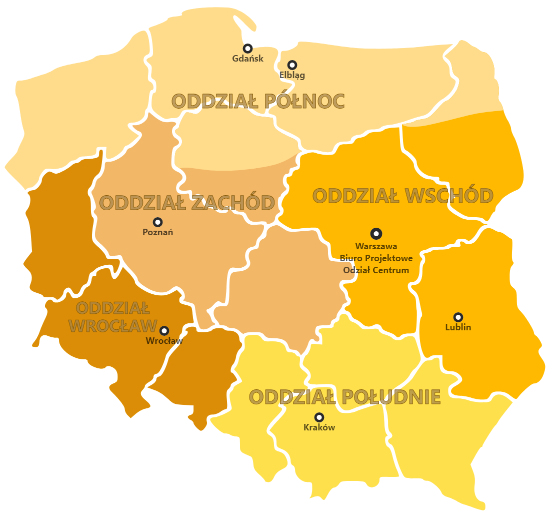Budokop mapa polski 2025